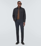 Zegna Cotton-blend overshirt