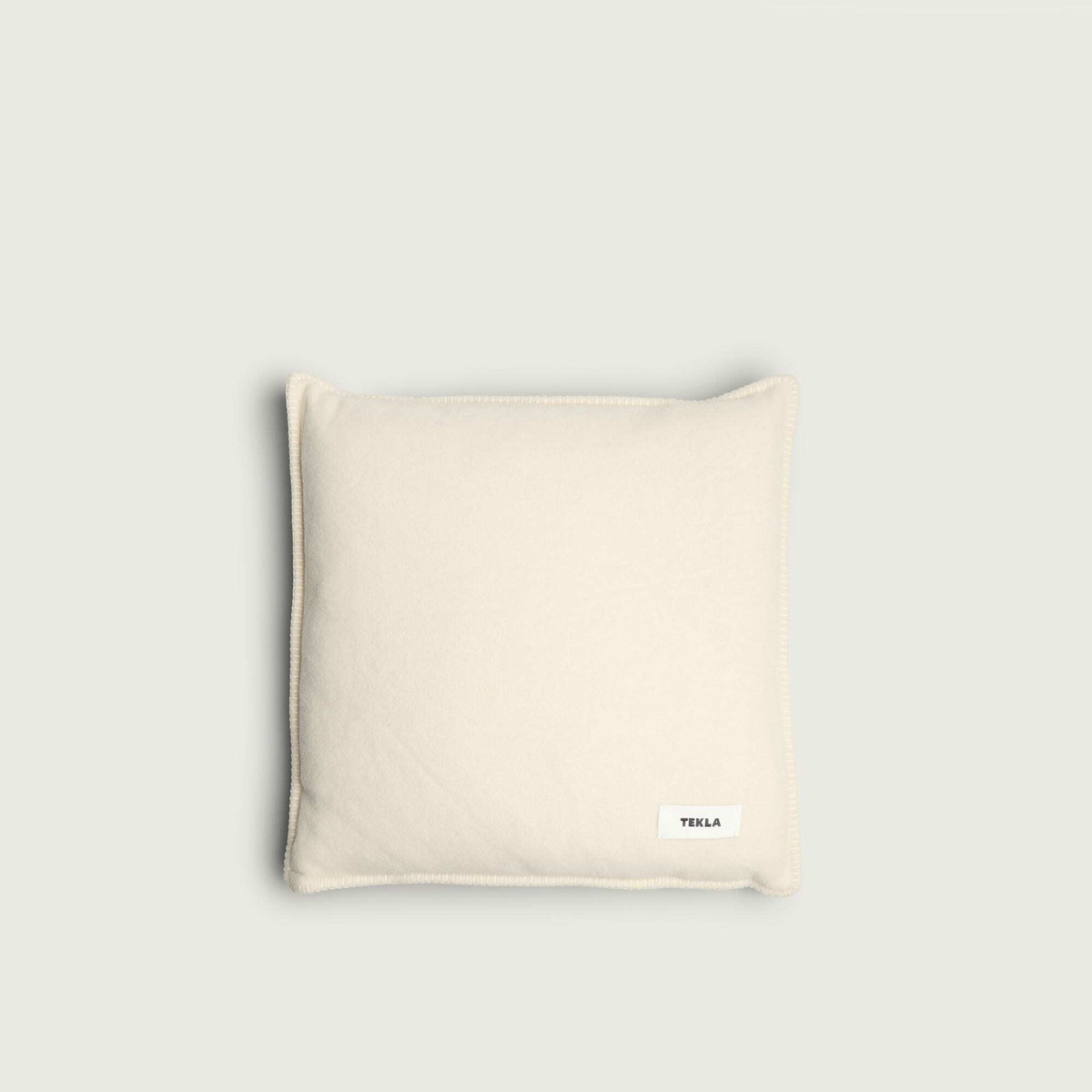 Tekla Fabrics Lambswool Cushion in Snow