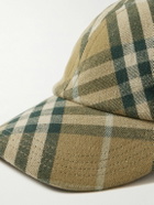 Burberry - Checked Cotton-Twill Baseball Cap - Neutrals