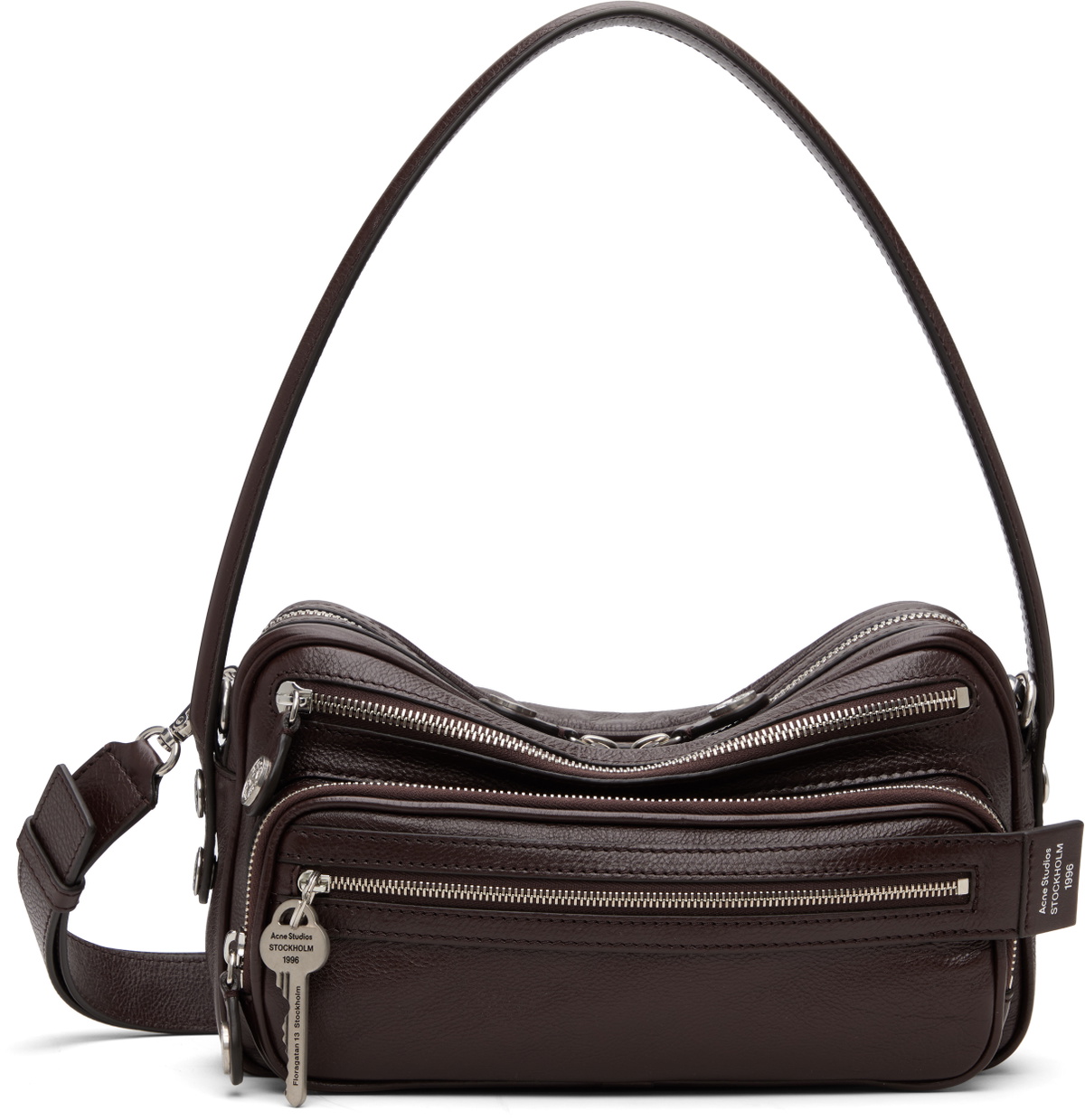 Acne Studios Brown Camero Party Bag