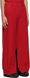 MM6 Maison Margiela SSENSE Exclusive Red Lounge Pants
