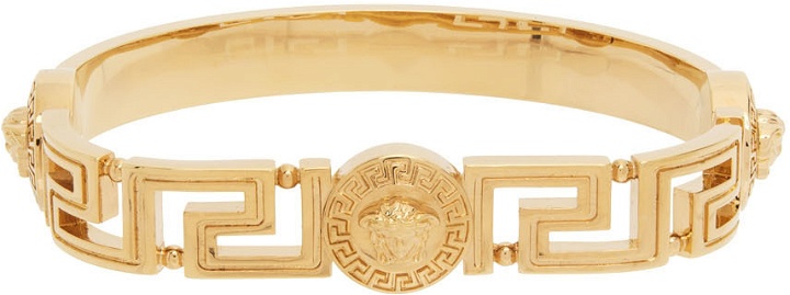 Photo: Versace Gold Greca Medusa Cuff Bracelet