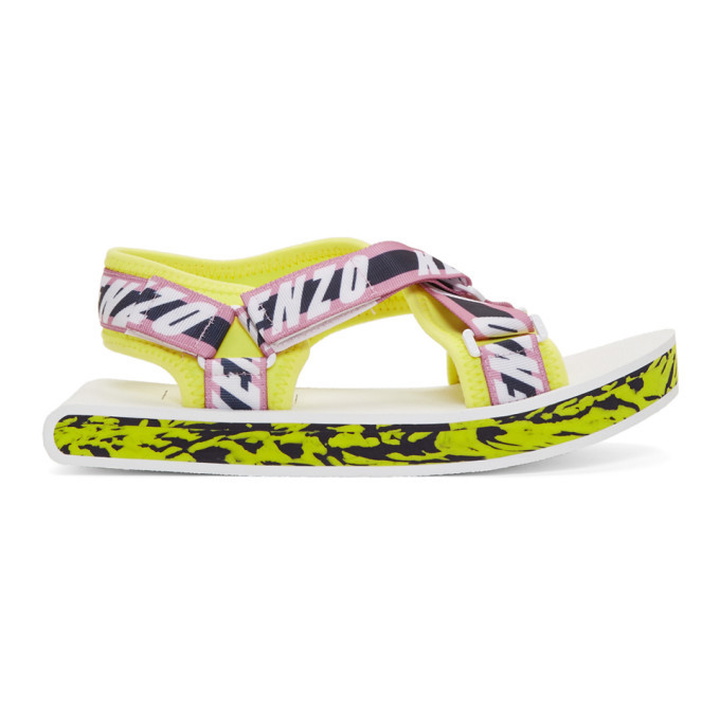 Photo: Kenzo Pink and Yellow Lynn Sandals
