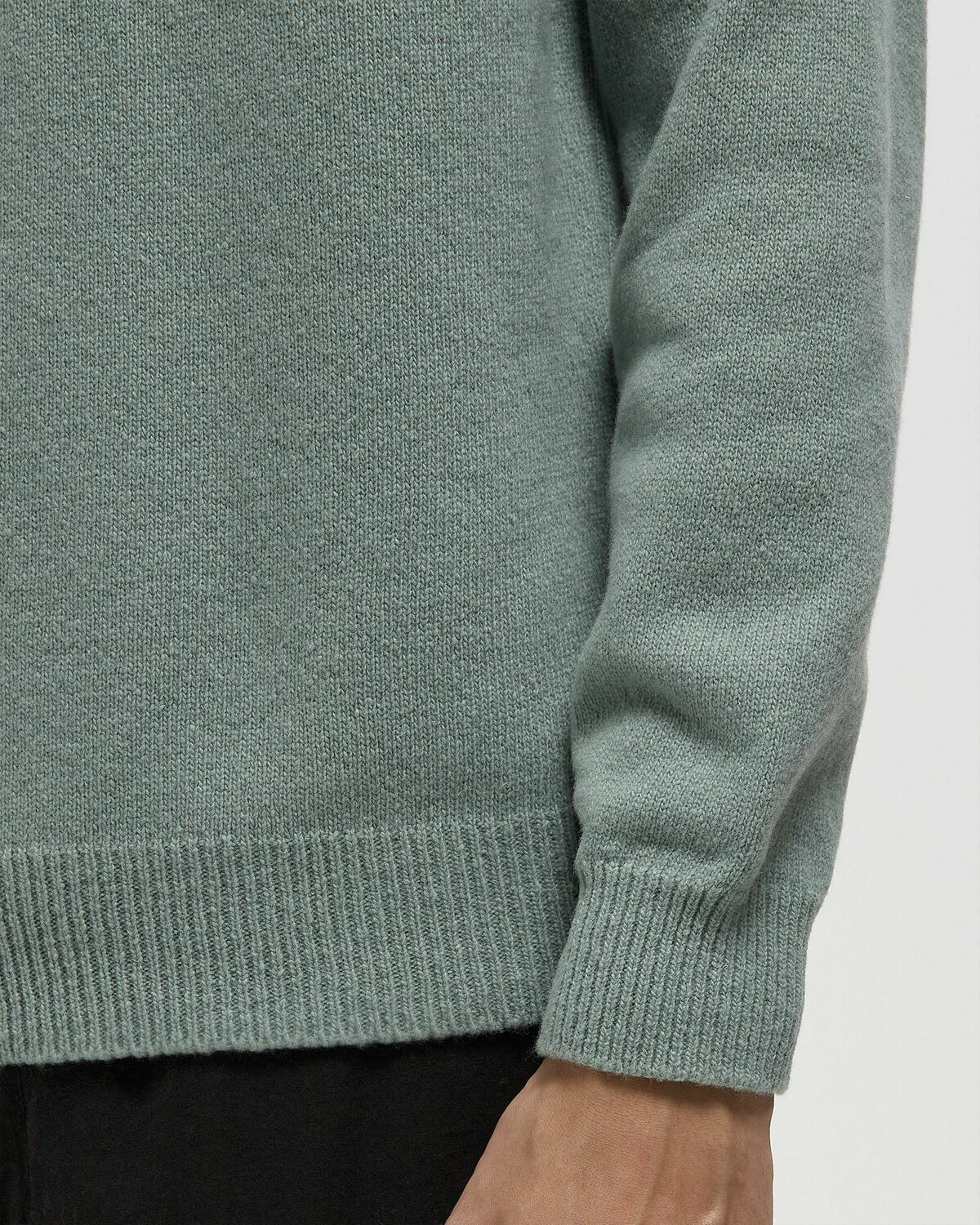 Edmmond Studios DUCK PATCH SWEATER Green Mens Pullover