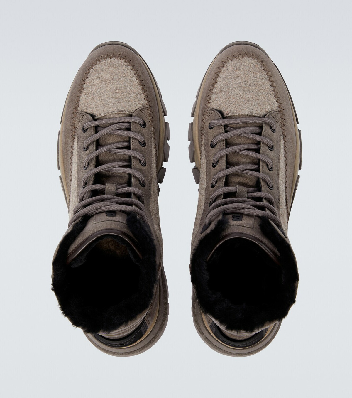Bogner Copper Mountain shearling-lined leather hiking boots