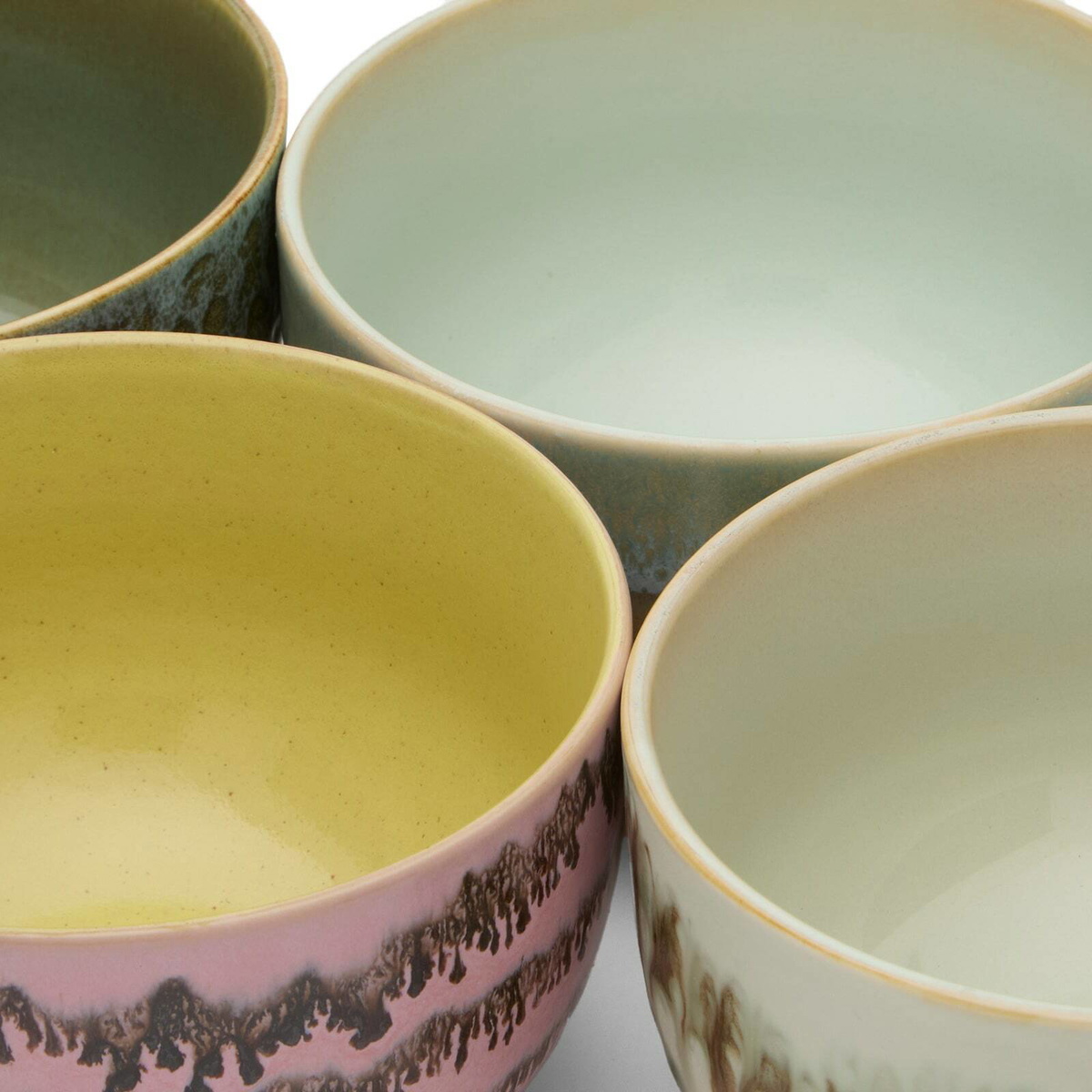 HKliving Noodle Bowls - Set of 4 in Dada 