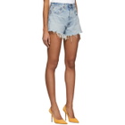 Moussy Vintage Blue Denim Mathews Shorts