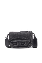 Diesel 1DR-Camera bag in stonewashed denim - Crossbody Bags Mens in Black