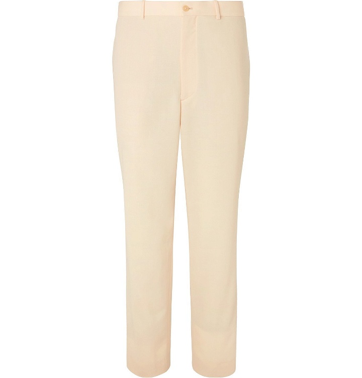 Photo: Auralee - Cream Tapered Wool-Twill Suit Trousers - Neutrals