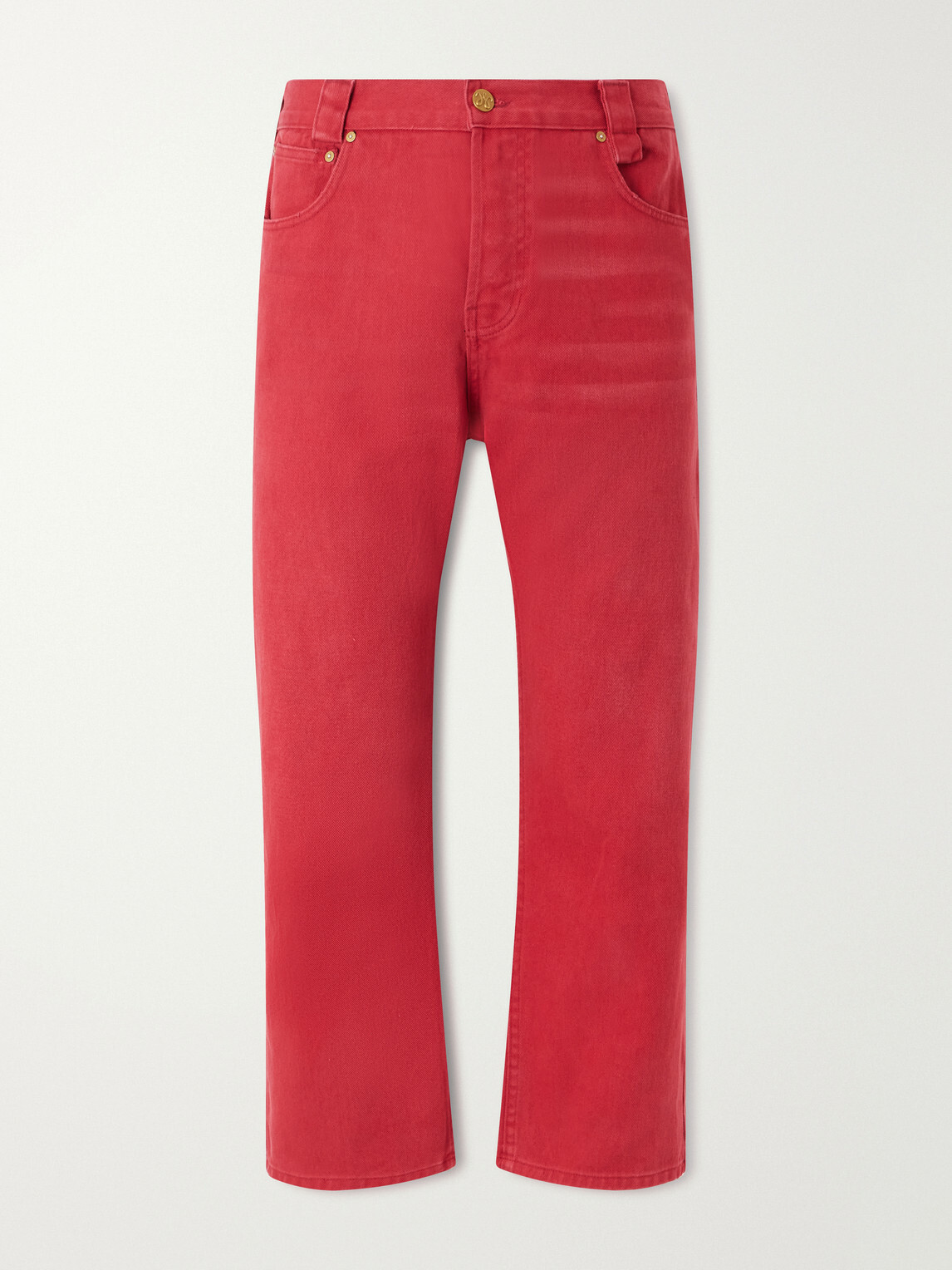 Willy Chavarria - Chente Straight-Leg Jeans - Red