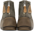 R13 Khaki Kurt High Top Sneakers