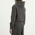 Entire Studios Men's Slim Zip Up Hoodie in Washed Black