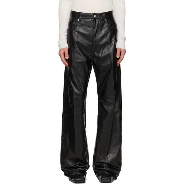 Photo: Rick Owens Black Tower Geth Leather Pants