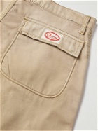 CHERRY LA - Wide-Leg Cotton-Twill Cargo Trousers - Brown