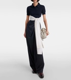 Loewe Wool and cashmere-blend polo shirt
