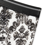 Dolce & Gabbana - Printed Cotton-Jersey Boxer Briefs - Multi
