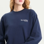 Sporty & Rich Women's Play Tennis Crew Sweatshirt in Dark Navy