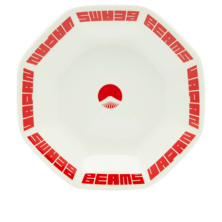 Photo: BEAMS JAPAN Plate in White/Red 