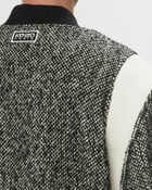 Kenzo Wool Varsity Jacket Silver Bomber Jackets