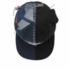 Space Available Men's x WHR Rework Pocket Cap in Black/Navy Mix 