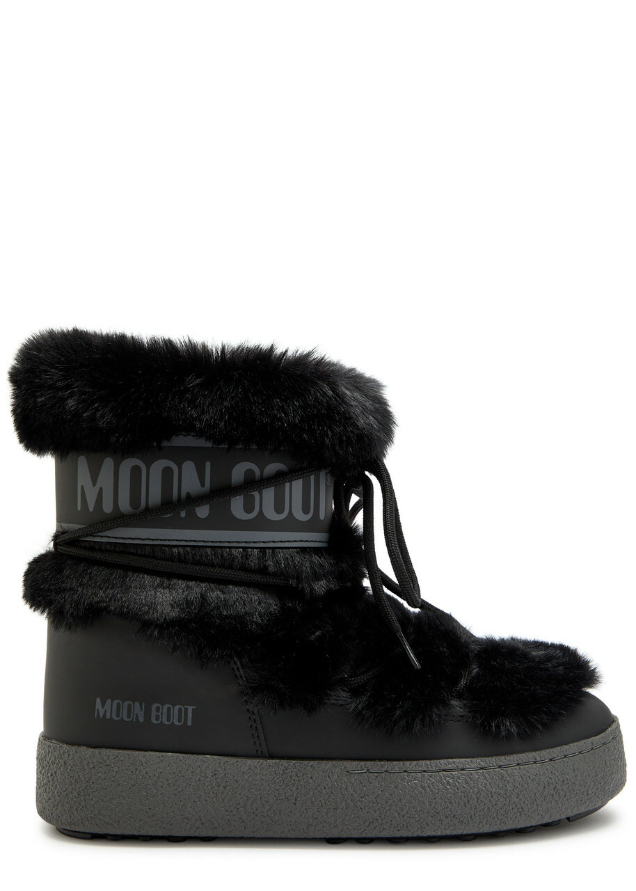 Moon Boot Ltrack Faux-fur Snow Boots Black