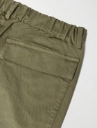 Barena - Tapered Stretch-Cotton Gabardine Trousers - Green