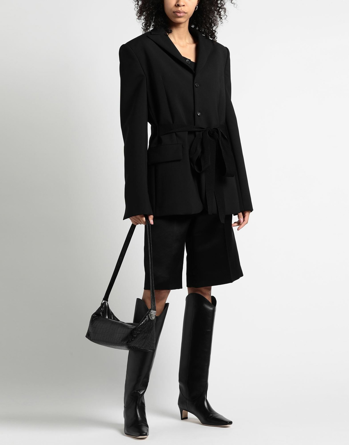 Nensi Dojaka Womens Blazer in Black
