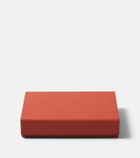Giobagnara Parma leather and walnut domino set