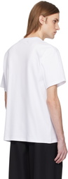 LGN Louis Gabriel Nouchi White Slit T-shirt