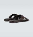 Zegna Leather sandals