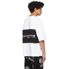 mastermind WORLD White Horizontal Block T-Shirt