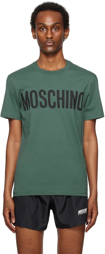 Photo: Moschino Green Printed T-Shirt