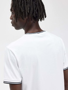 Fred Perry T Shirt White   Mens