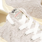 Maison MIHARA YASUHIRO Men's Hank Low Original Sole Broken Suede S Sneakers in White
