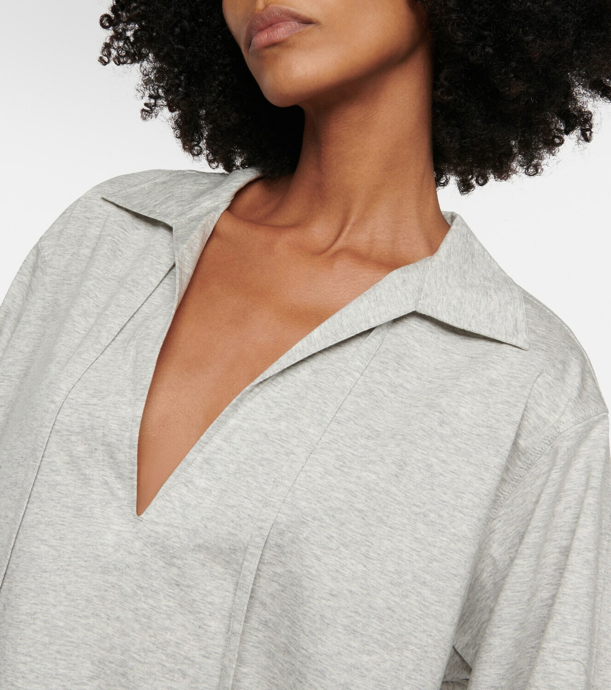 Toteme Tie-neck cotton top Toteme