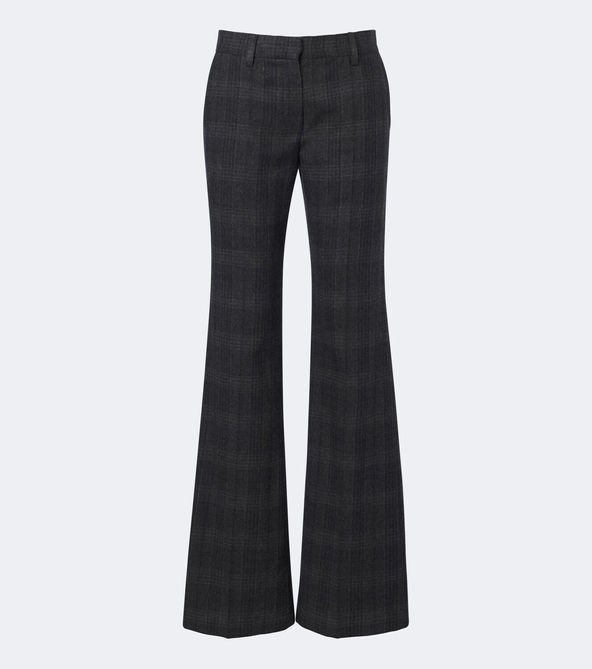 Magda Butrym Plaid virgin wool wide-leg pants