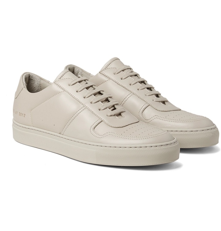 Photo: Common Projects - BBall Leather Sneakers - Gray