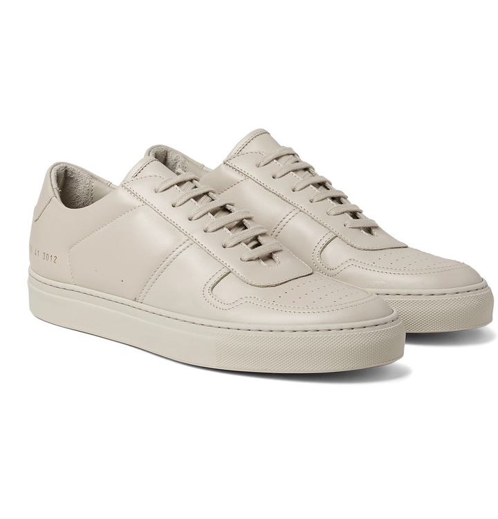 Photo: Common Projects - BBall Leather Sneakers - Gray