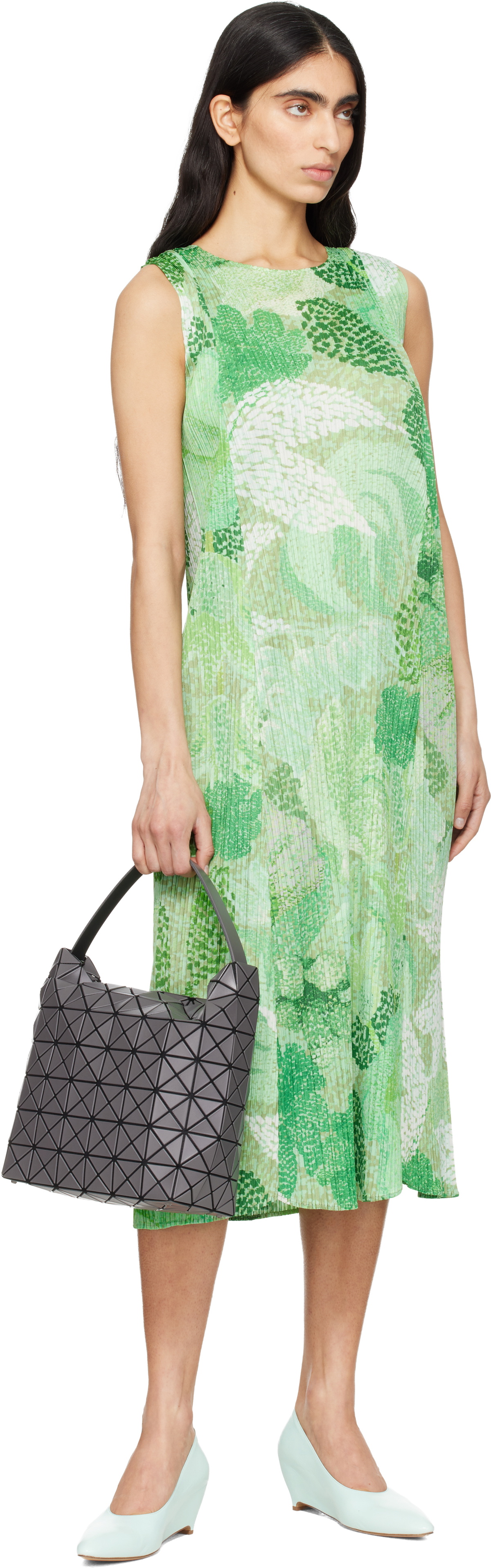 BAO BAO ISSEY MIYAKE Gray Valley Bag