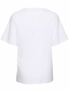 VICTORIA BECKHAM Organic Cotton Jersey T-shirt with twist