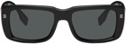 Burberry Black Rectangular Sunglasses