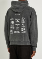 Duke And Dexter Sponsors Printed Cotton Sweatshirt Grey