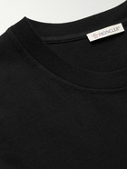 Moncler Genius - 6 Moncler 1017 ALYX 9SM Logo-Embellished Cotton-Jersey T-Shirt - Black