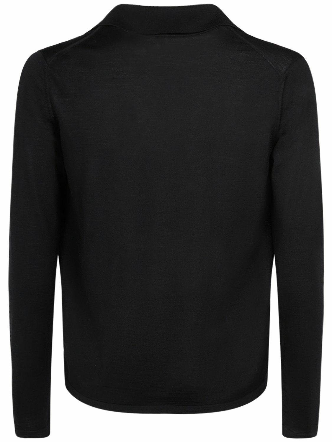SAINT LAURENT - Wool Polo Shirt Saint Laurent