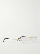 Cartier Eyewear - Frameless Gold-Tone Optical Glasses