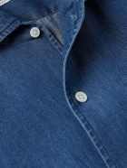 De Petrillo - Cotton-Chambray Shirt - Blue