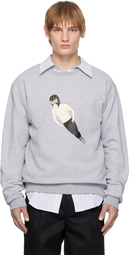 Photo: WACKO MARIA Gray Crewneck Sweatshirt
