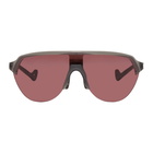 District Vision Grey and Pink Nagata Speed Blade Sunglasses