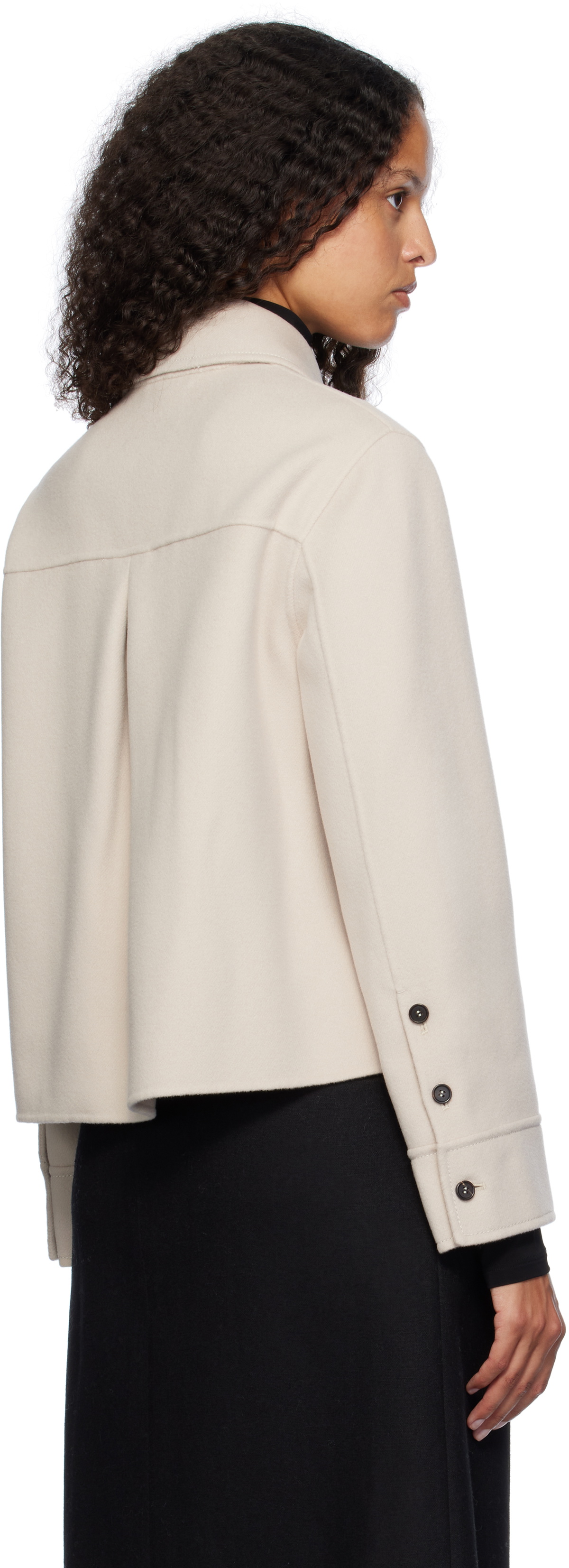 Max Mara Taupe Wolf Jacket