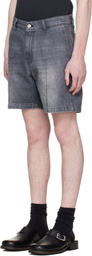 mfpen Gray Ceremony Denim Shorts